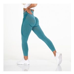 Teal Contour Seamless Leggings- NVGTN